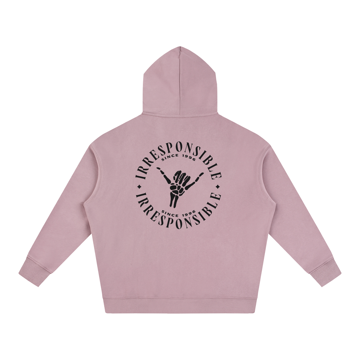 Irresponsible • Dark • Oversize Fleeced Hoodie