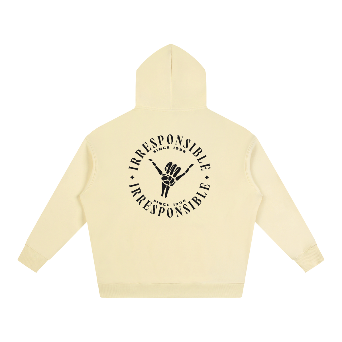 Irresponsible • Dark • Oversize Fleeced Hoodie