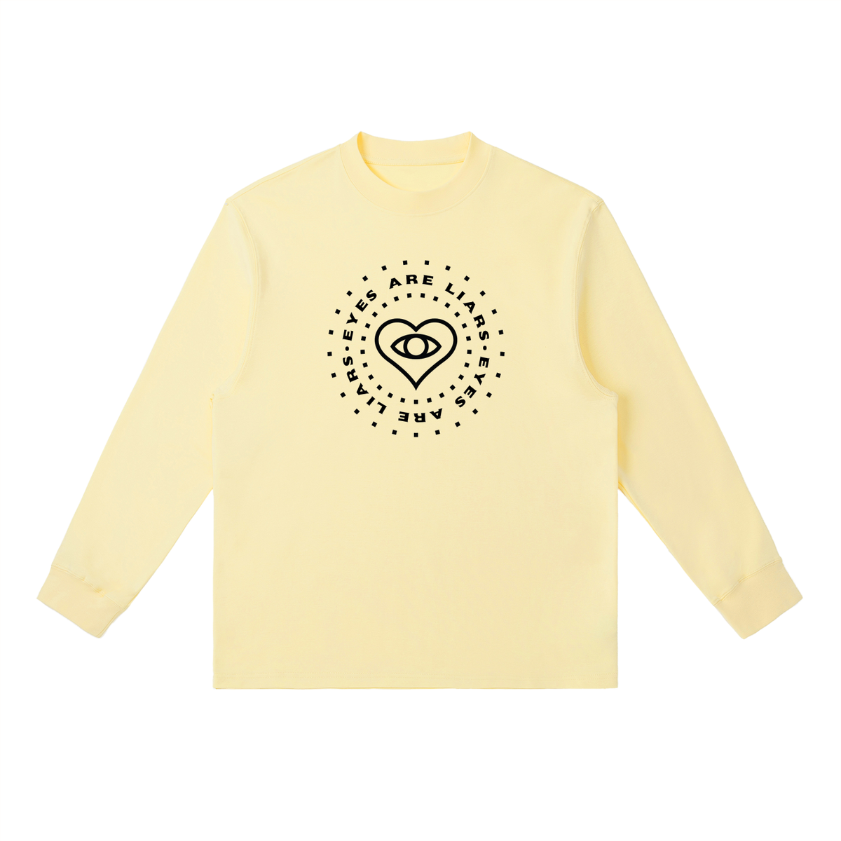 Eyes Are Liars • Dark • Essential Crewneck Long-Sleeve T-Shirt