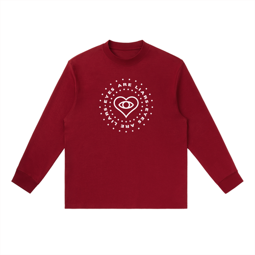 Eyes Are Liars • Light •  Essential Crewneck Long-Sleeve T-Shirt