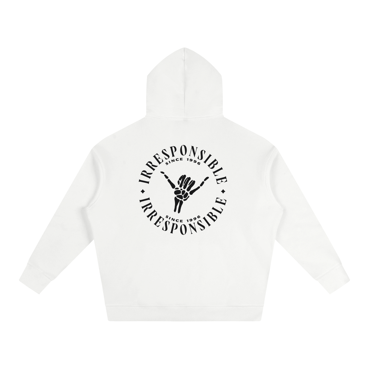 Irresponsible • Dark • Oversize Fleeced Hoodie