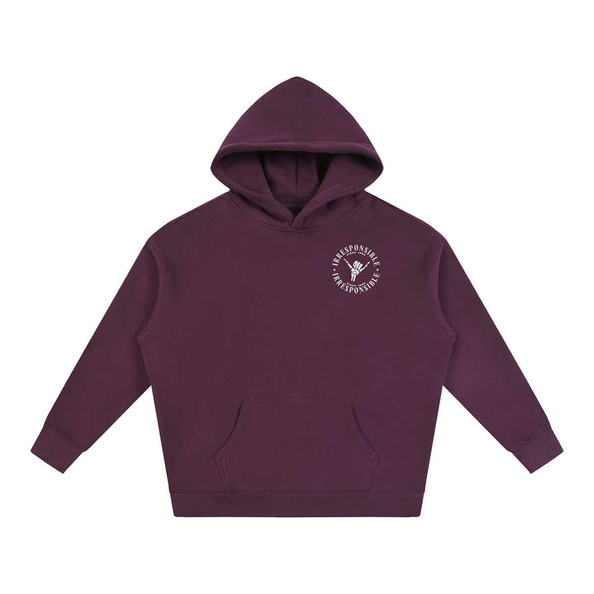 Irresponsible • Light • Oversize Fleeced Hoodie
