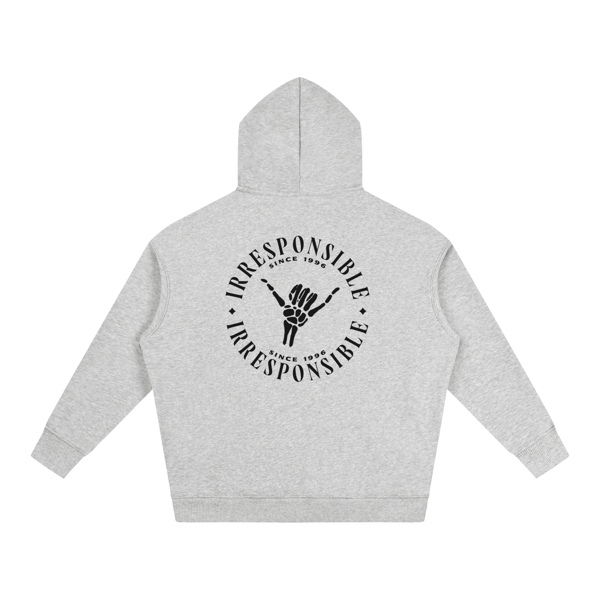 Irresponsible • Dark • Oversize Fleeced Hoodie