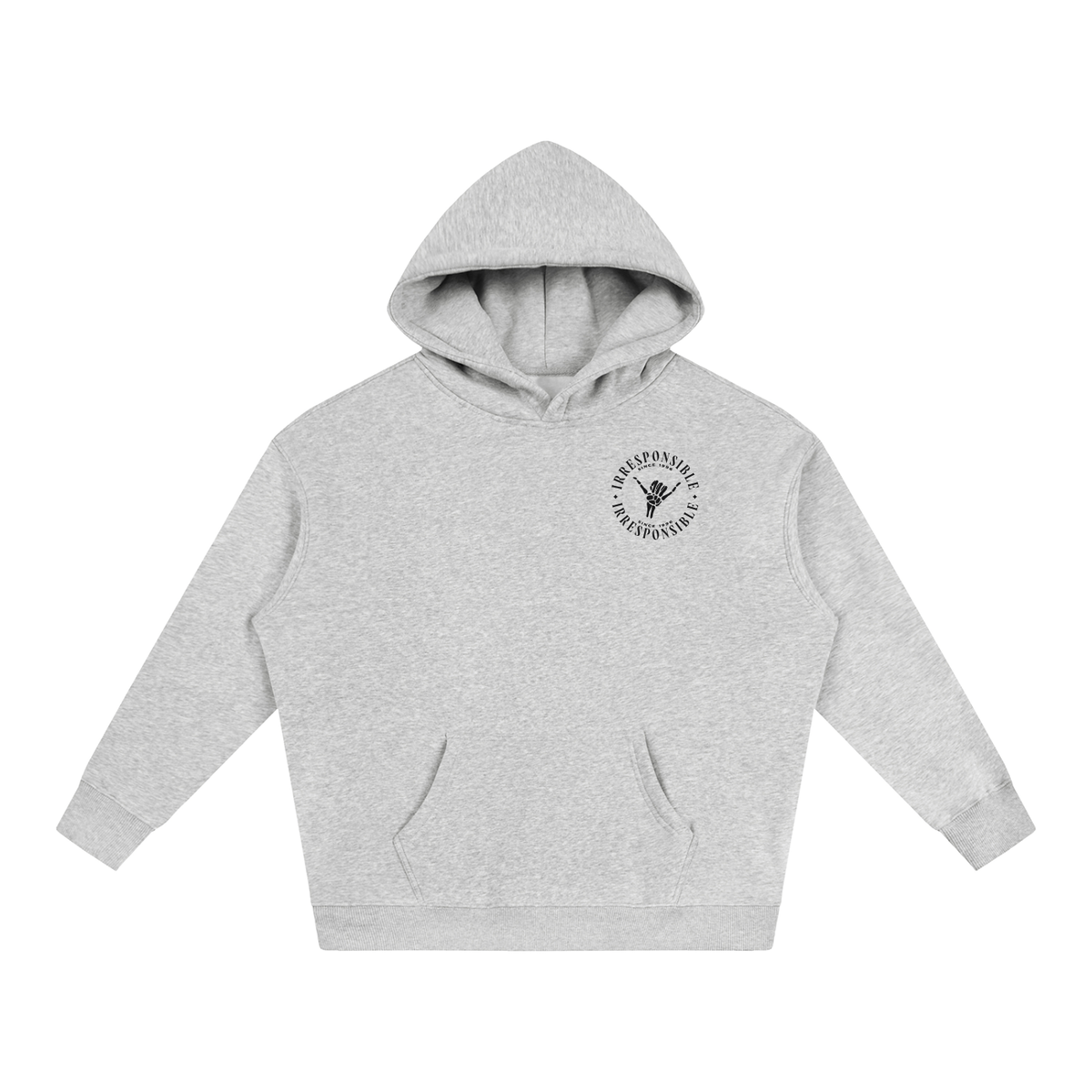 Irresponsible • Dark • Oversize Fleeced Hoodie