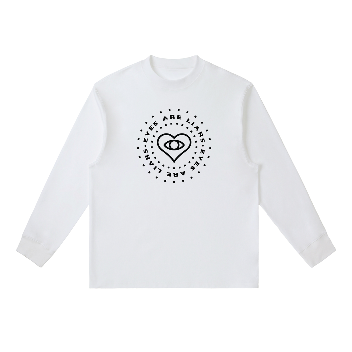 Eyes Are Liars • Dark • Essential Crewneck Long-Sleeve T-Shirt